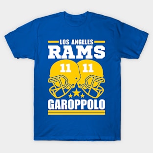 Los Angeles Rams Garoppolo 11 American Football Retro T-Shirt